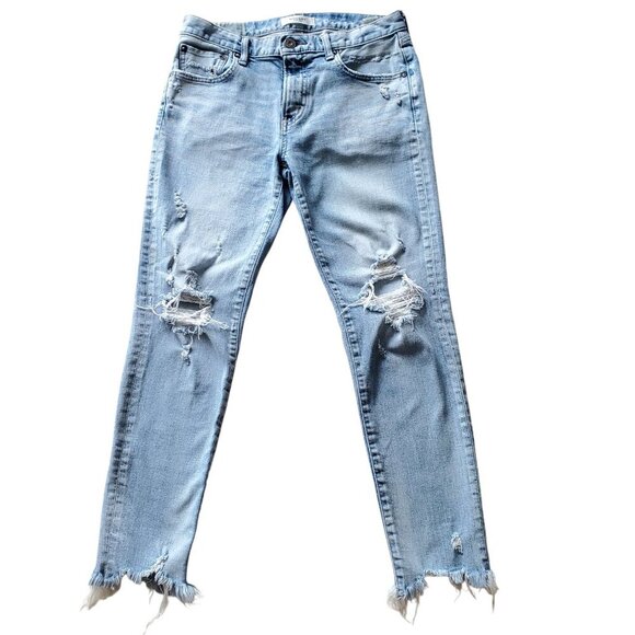MOUSSY VINTAGE Carter Friend Tapered Denim Jeans Blue Size 28 - Picture 2 of 16